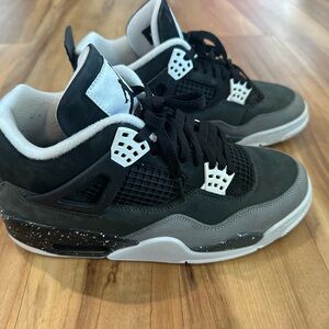 Jordan Black and Gray Sneakers